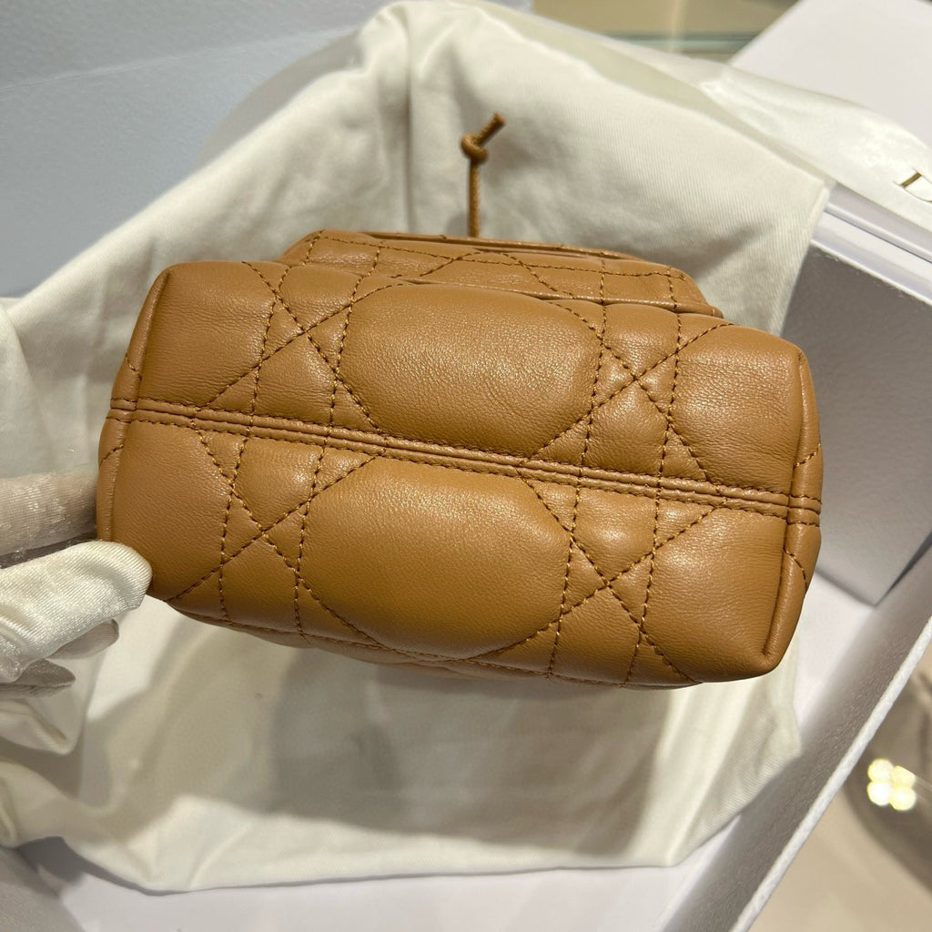Dior Caro Women's Fashion Classic Solid Color Lambskin Cd Logo Mini Bucket Bag Shoulder Bag Crossbody Bag Bags S5250UNOZ_M030 #78351