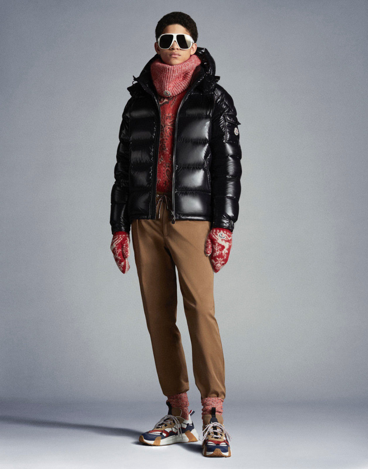 Moncler Maya Men's Winter Black Short Zip Hooded Puffer Down Jacket #97352
