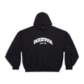 Balenciaga Men's Autumn and Winter Textured Letter Cotton Loose Fit Hooded Sweatshirt Pullover #97358