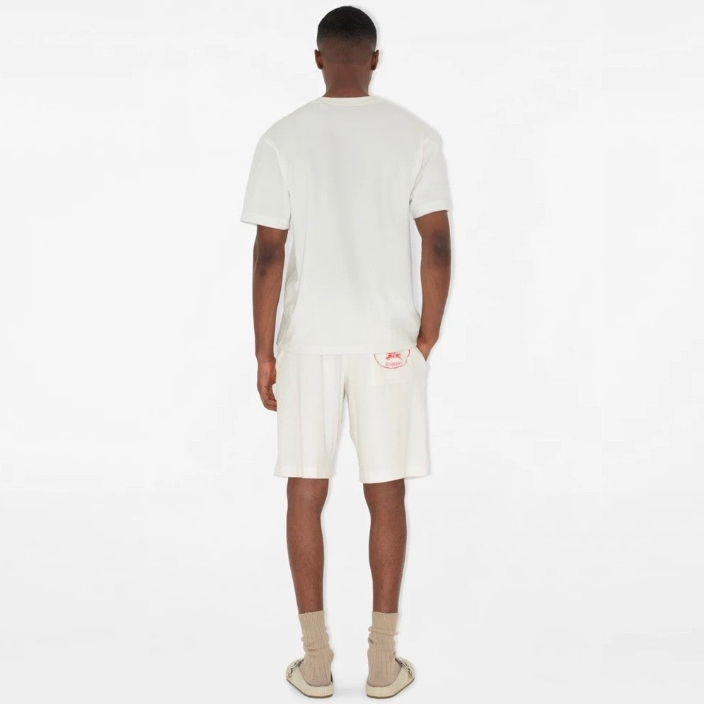 Burberry Men's Summer Knight Stamp Print Round Neck Cotton Loose Short Sleeve T-Shirt #77928