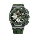 Audemars Piguet Men's Green Automatic Mechanical Movement Steel Case Royal Oak Watch #99897