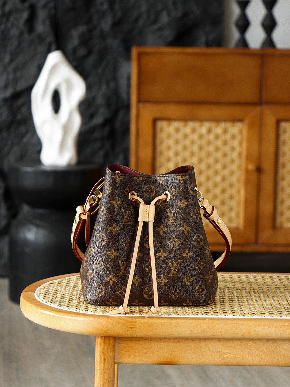 Louis Vuitton Néonoé BB Monogram Women's Handbags Classic Bucket Bag #333040