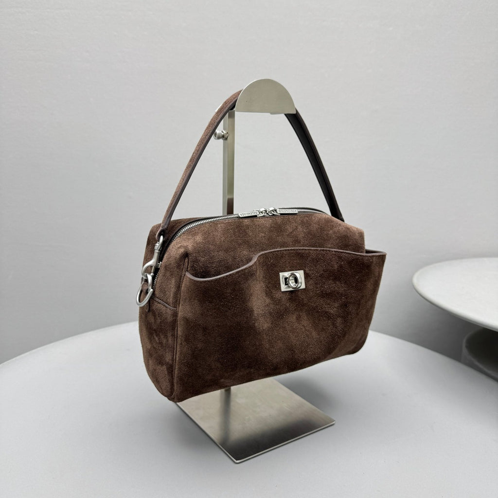 Balenciaga RODEO Women's Fashion Classic Metal Buckle Leather Camera Bag Shoulder Bag Bags #78848