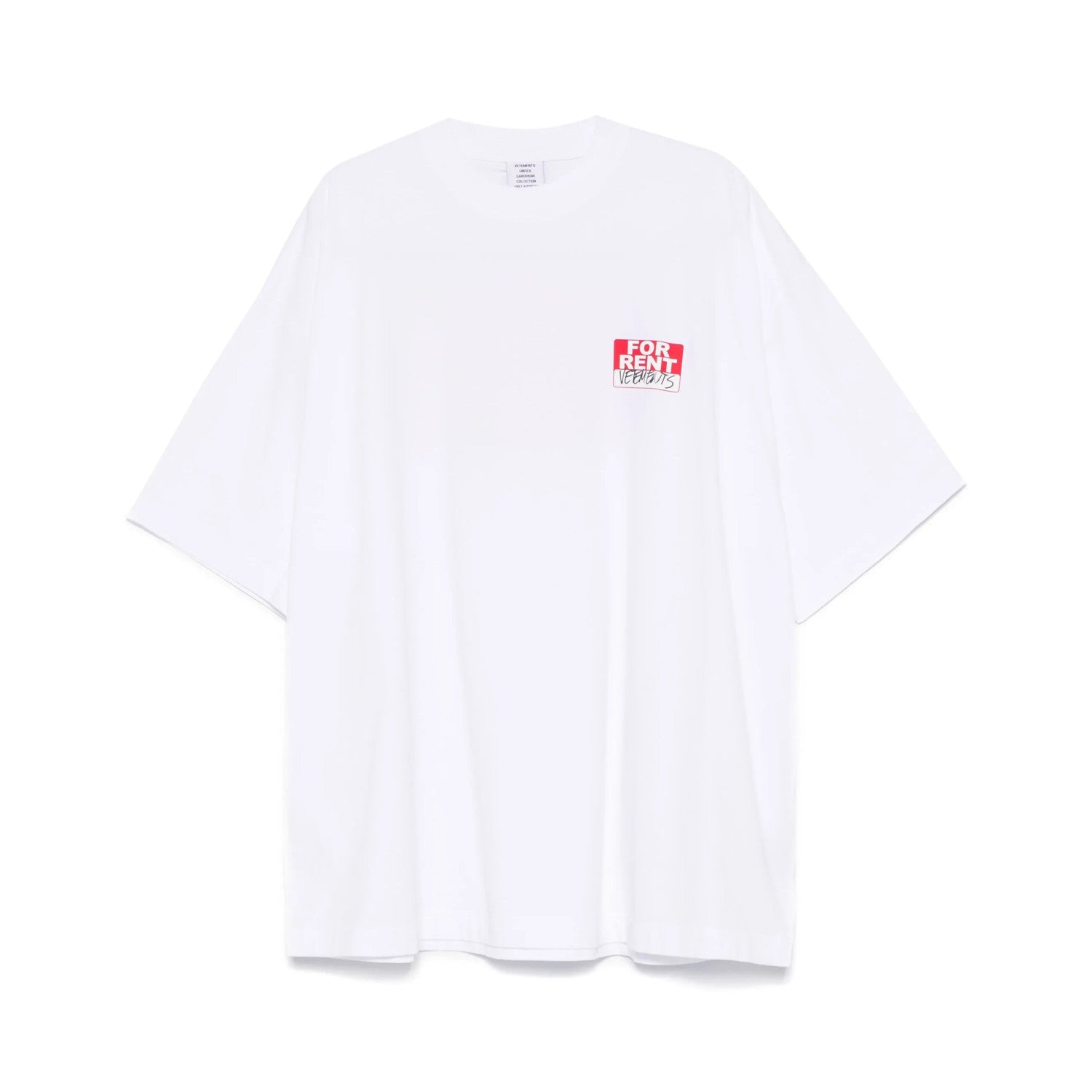 Vetements Men's Summer Round Neck Cotton Comfortable Loose Logo Printed Short Sleeve T-Shirt #76628