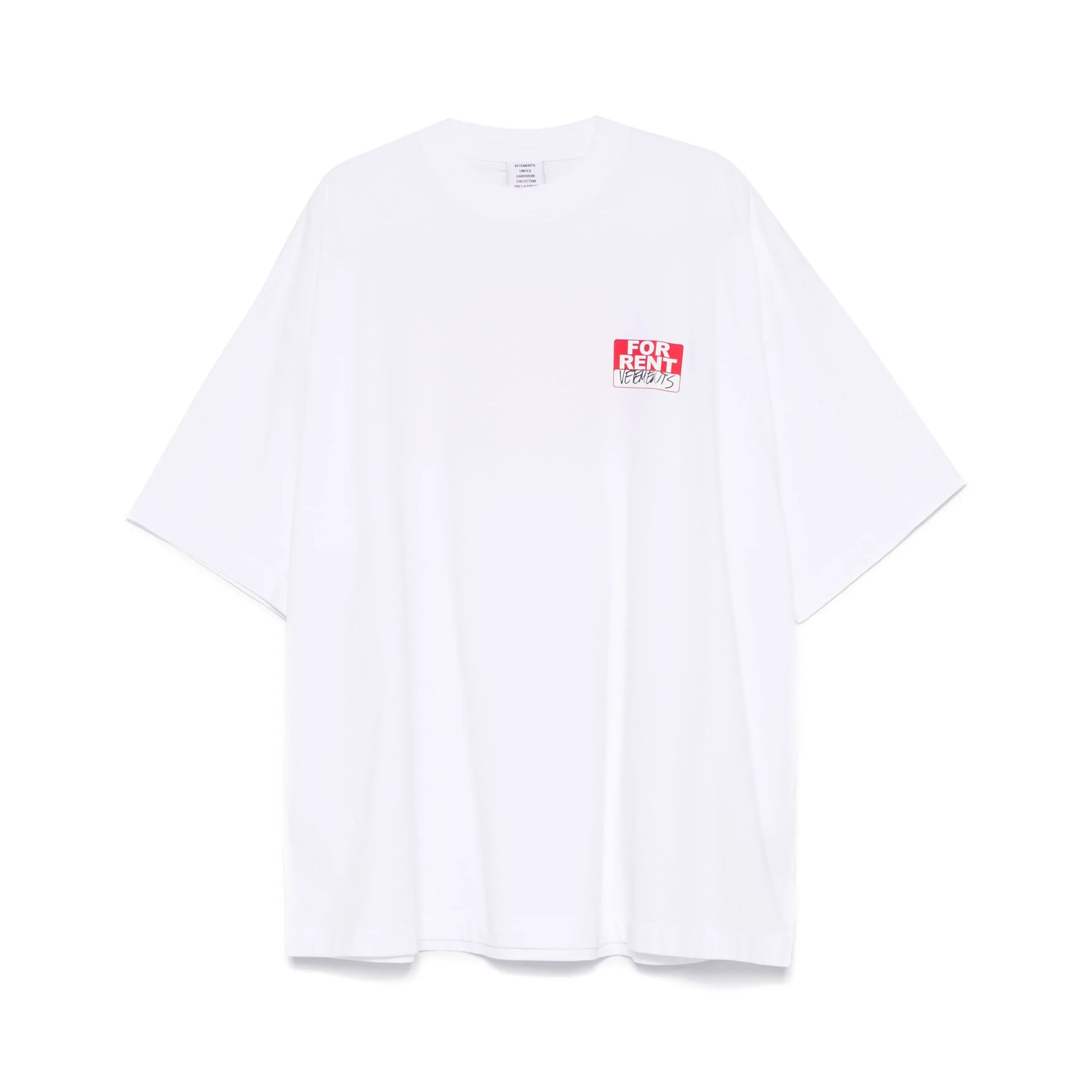Vetements Men's Summer Round Neck Cotton Comfortable Loose Logo Printed Short Sleeve T-Shirt #76628