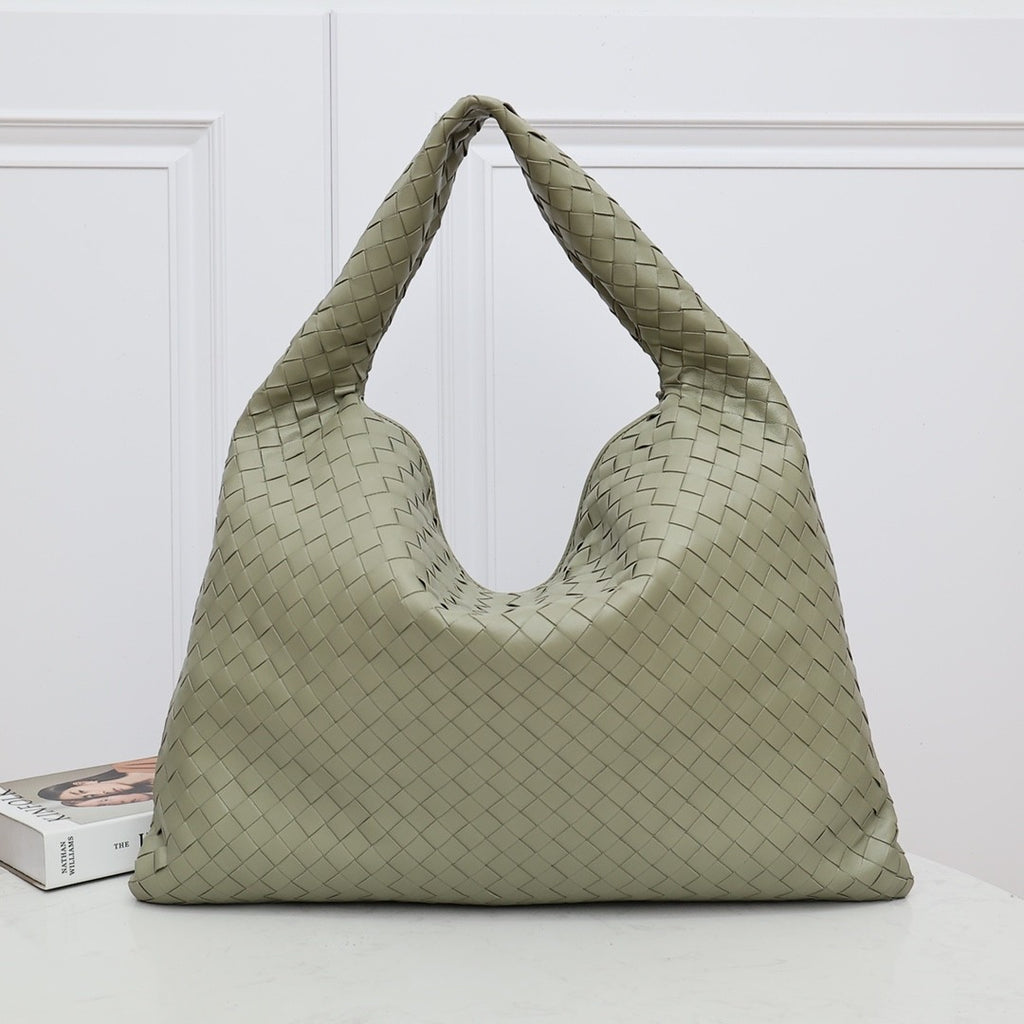Bottega Veneta Hop Large Multicolor Collection Intrecciato Woven Shoulder Bag Suede Glossy Leather 100% Genuine Leather Fashion Temperament Bags 763970V3IV12190 #81129