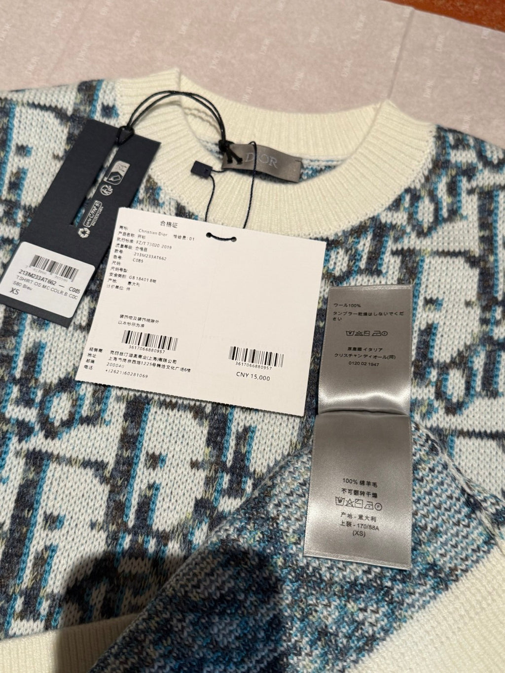 Dior Men's And Women's Spring/Summer Fashion Casual Letter Print Round Neck Sleeveless Wool Knitted Vest Sweater #78297