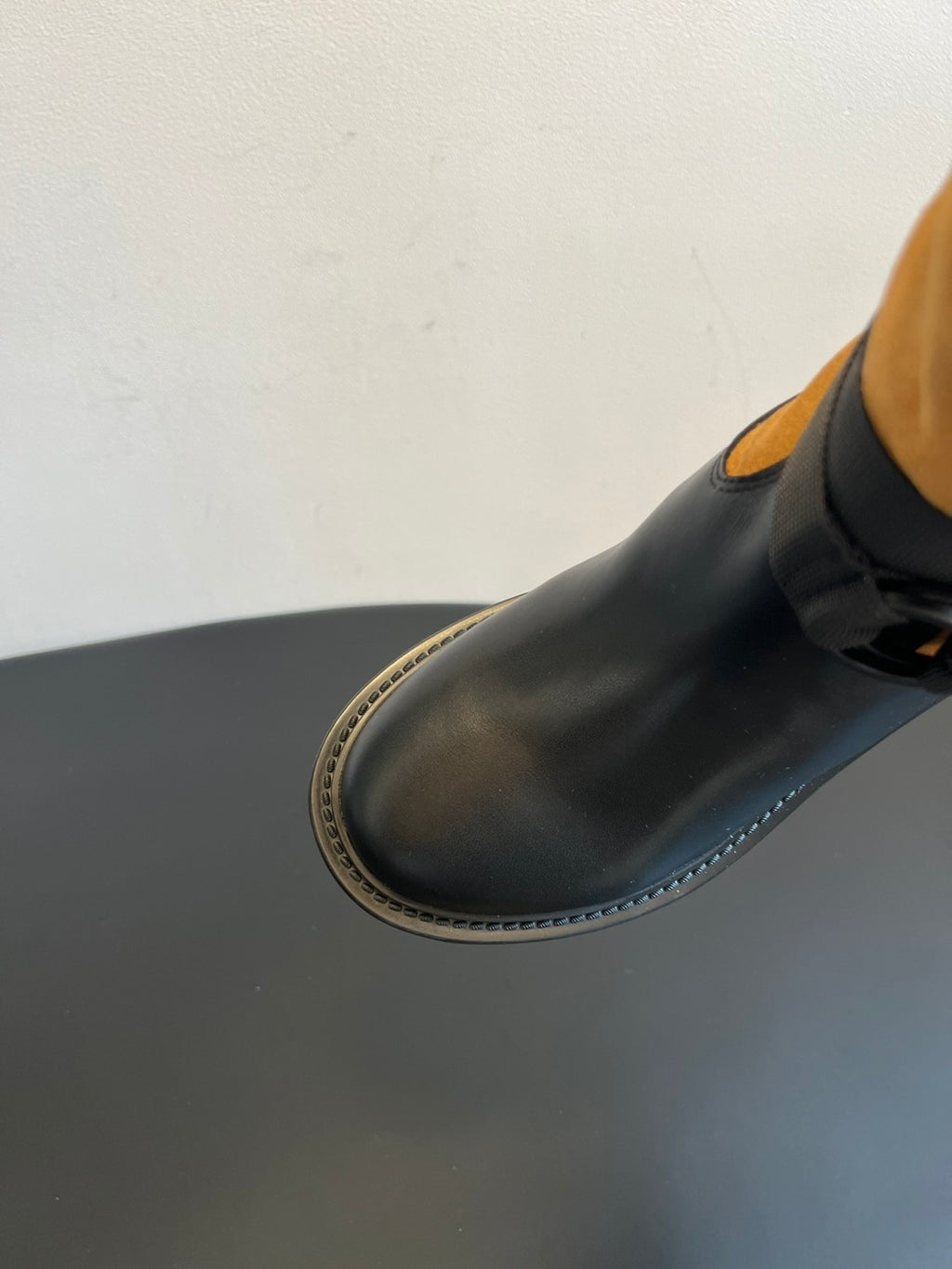 Dior Women's Spring/Fall/Winter Leather And Suede Blend Vintage Chunky-Heeled High-Top Boots Casual Long Riding Boots Shoes #81721