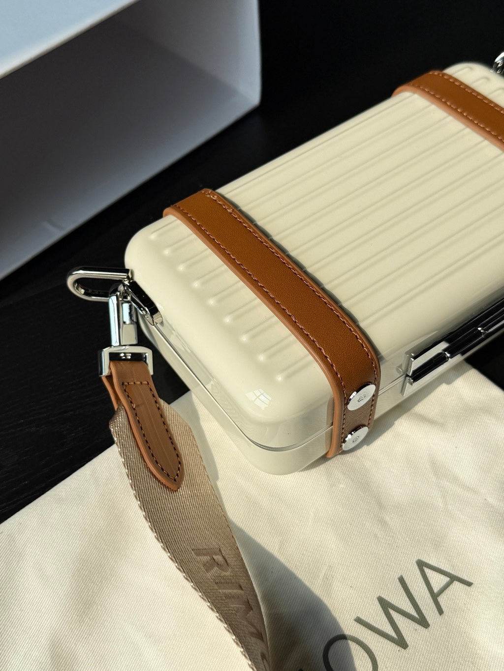 RIMOWA Personal Aluminum Cross Body Bag #337222