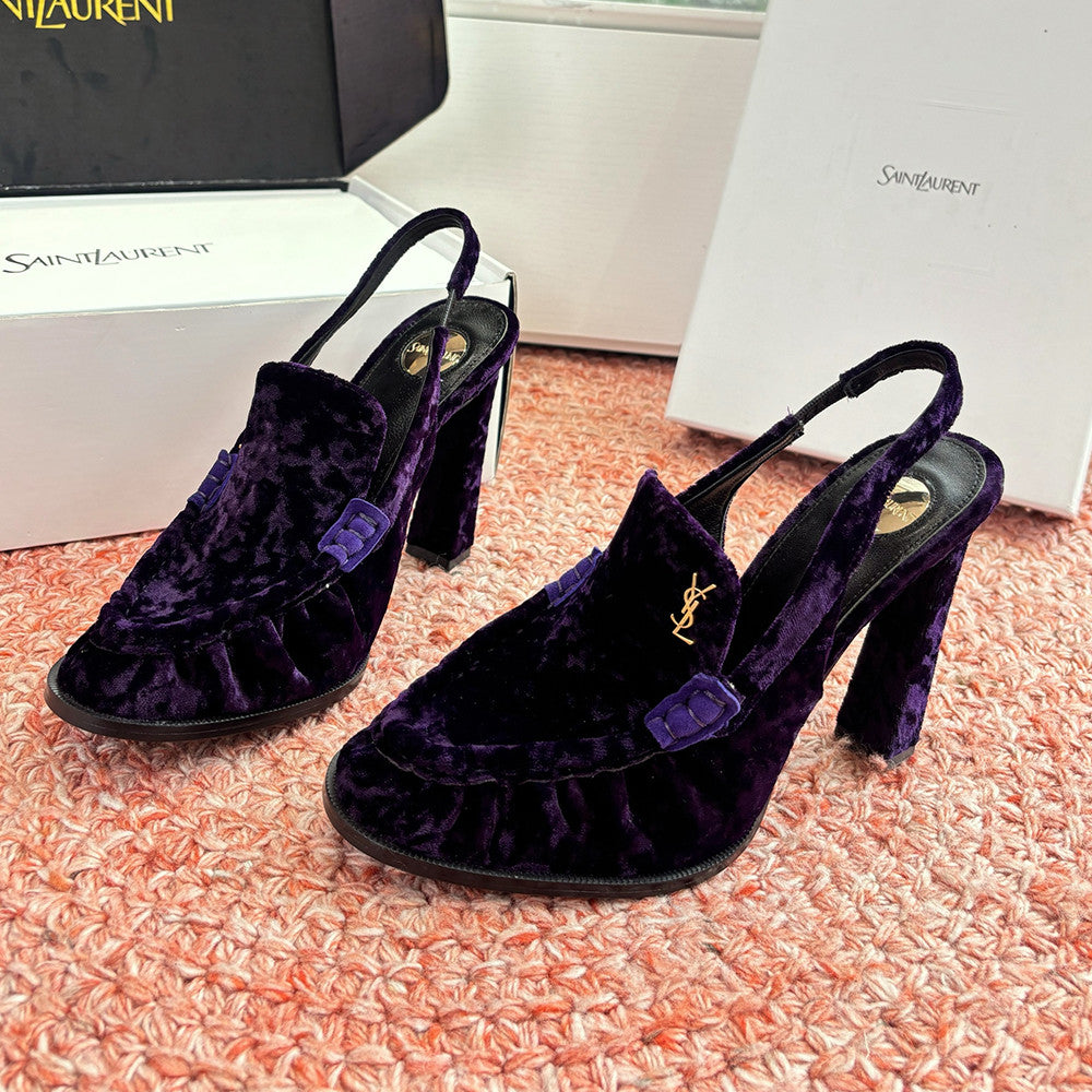 Saint Lauren High Heel Loafers #377321
