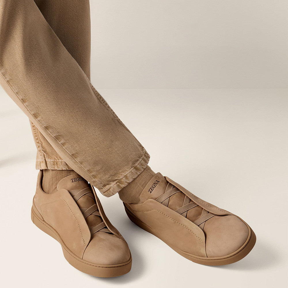 Zegna Triple Stitch SECONDSKIN Sneakers #384728