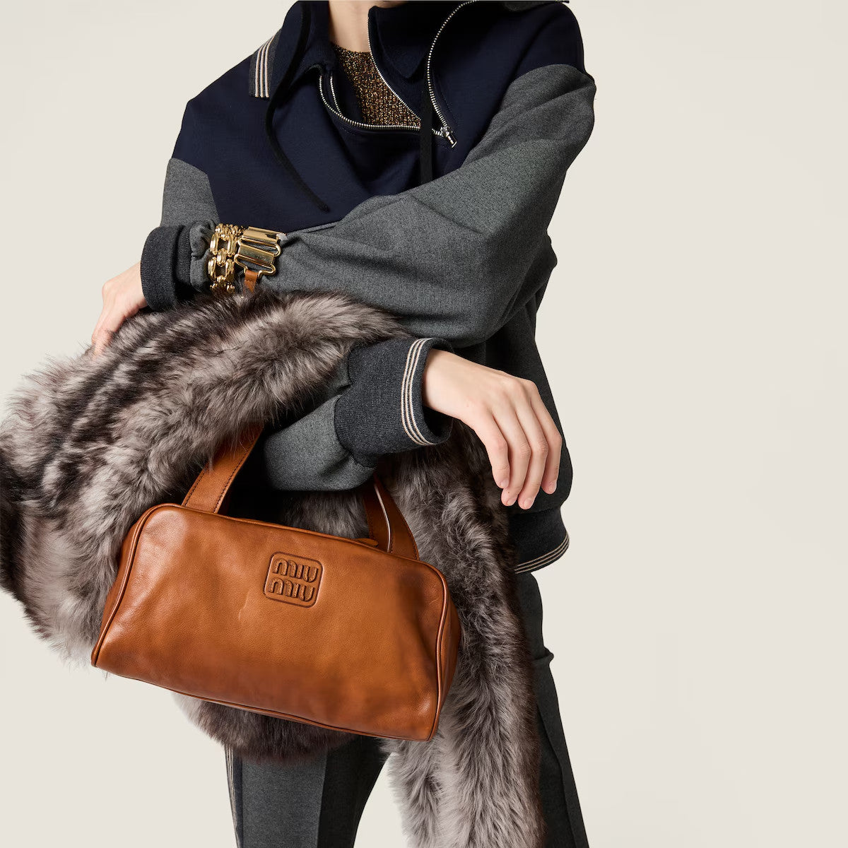 MiuMiu Leather Handbag Soft Clutch Signature Square Bag Fashionable Trendy Casual Bags 5bb182_2ier_f0046_v_moo #82284A