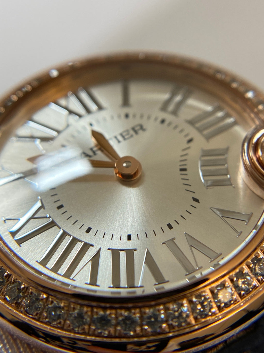 Cartier Black Strap Decorative Watch #21921