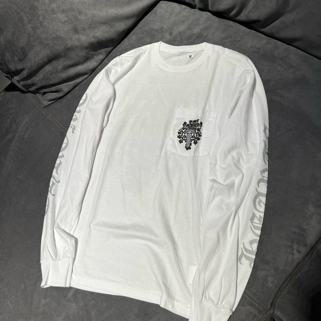 Chrome Hearts Men's and Women's Summer Colorful Cross Pattern Long Sleeve T-Shirt Pullover Sweatshirt #98593
