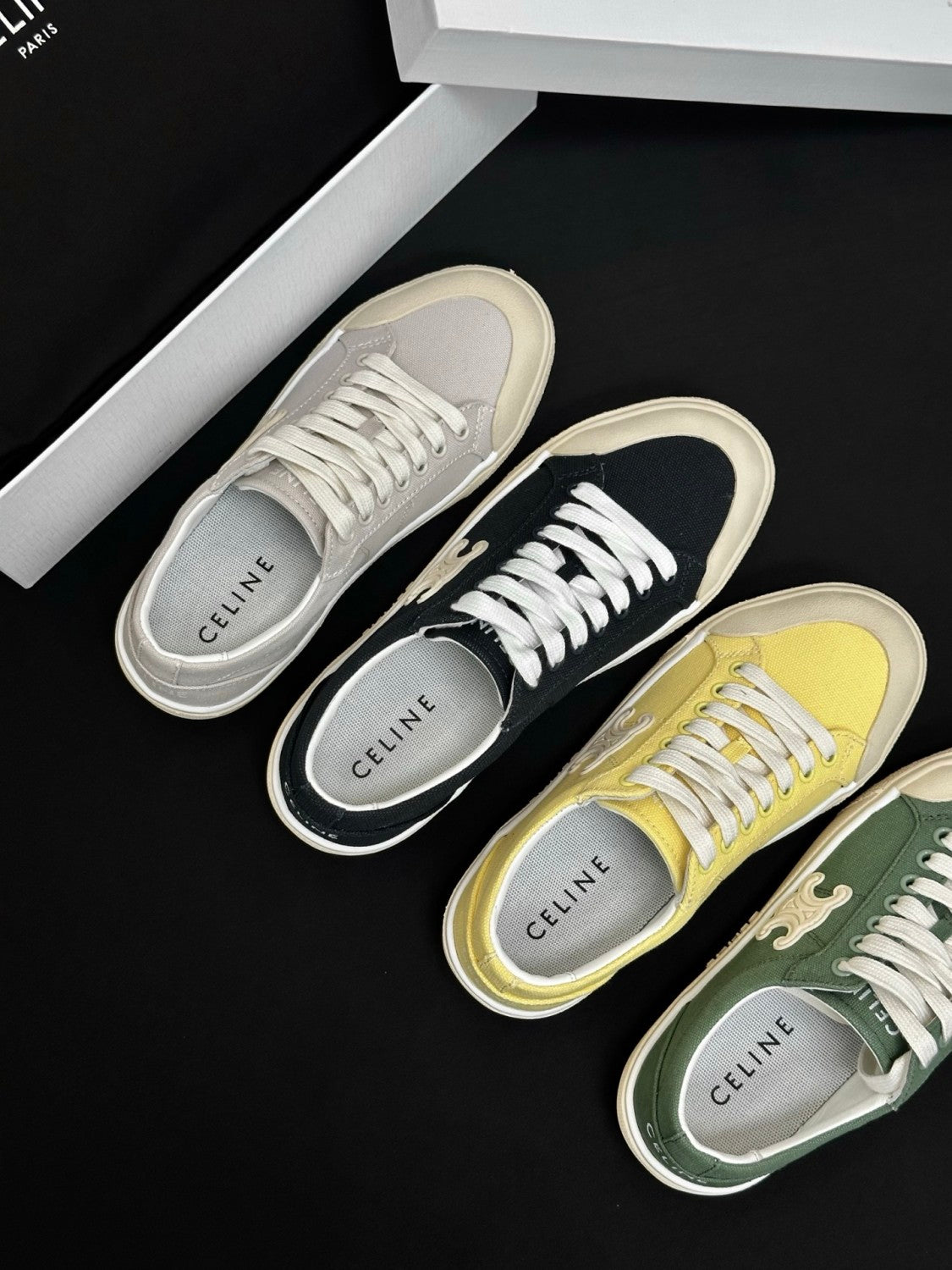 Celine Alan Sneaker in Canvas #381934