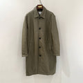 Bottega Veneta Men's And Women's  Spring/Fall Fashion Casual Leather Hand Woven Collar Single Breasted Mid-Length Trench Coat Jacket #78931