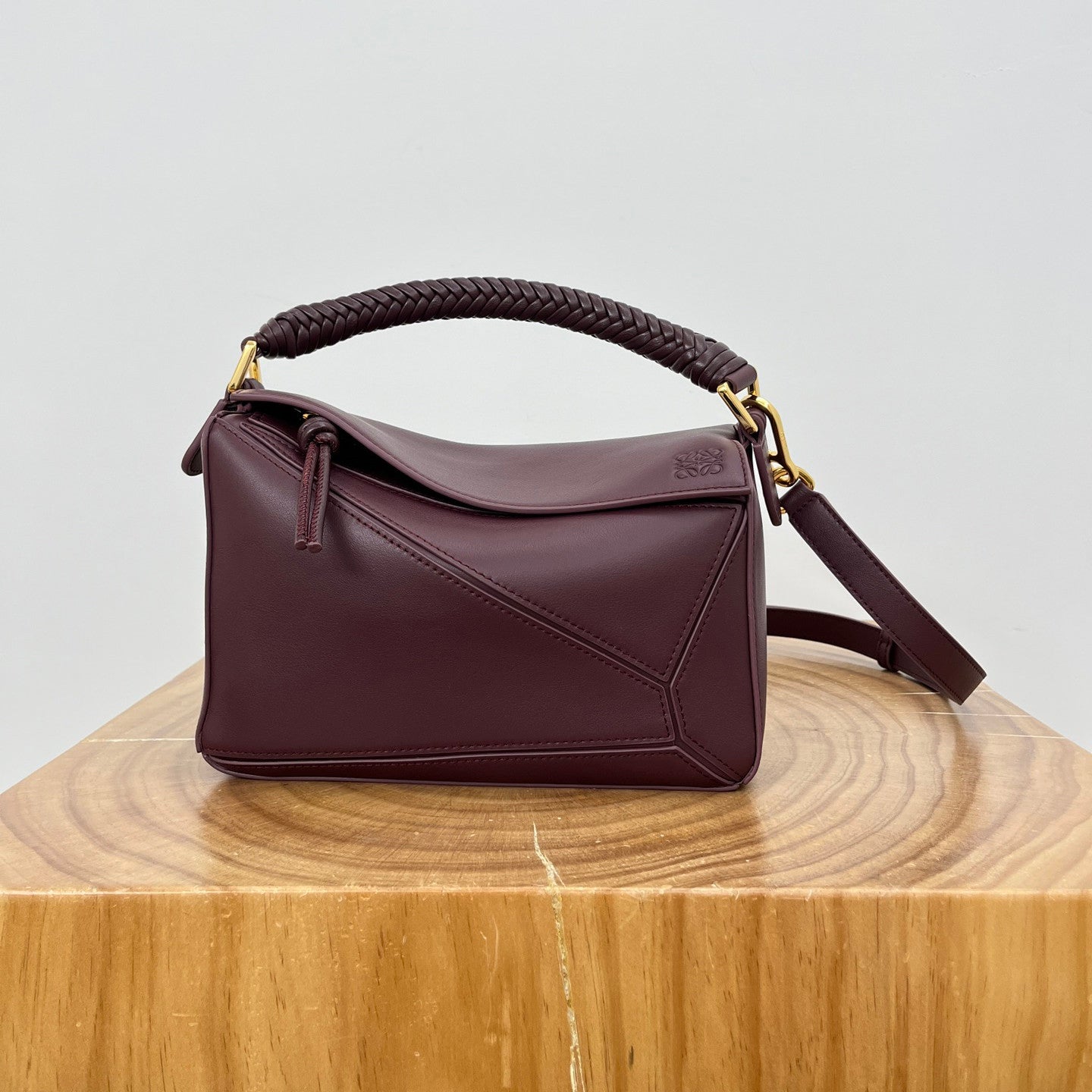 Loewe Puzzle Women's Fashion Classic Solid Color Leather Handle Embossed Tote Bag Shoulder Bag Crossbody Bag Bags A510S21XAE-1100 #78919