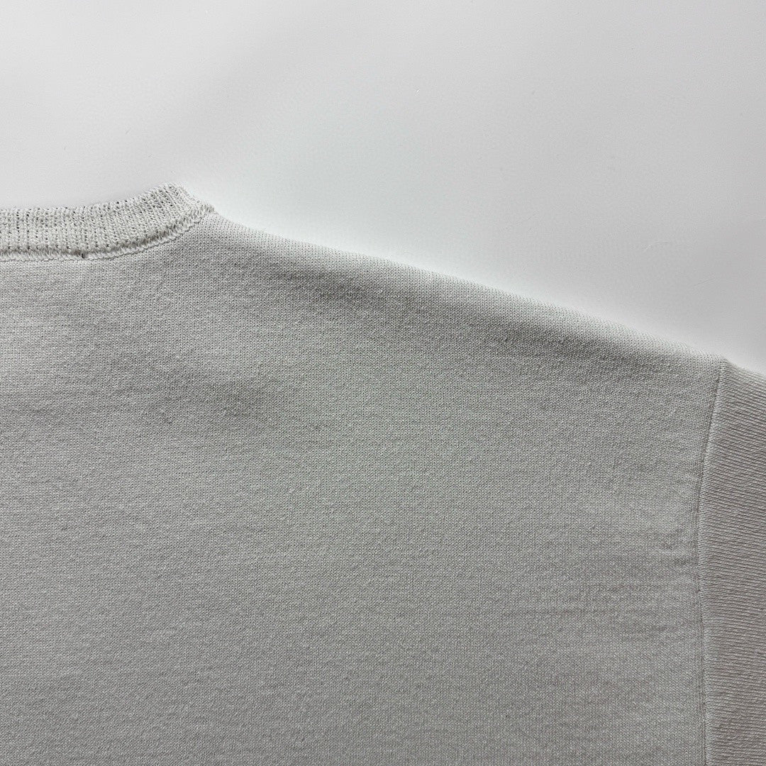 Balenciaga Men's 3B Sports Icon Ski Crewneck in White Black #334344