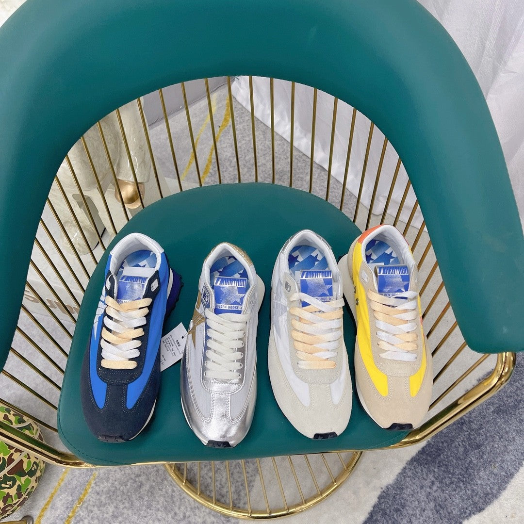 Golden Goose Marathon Vintage Athletics Women's Men's Sneakers Pentagram Thick Bottom Sports Casual Shoes Dirty Shoes Sneakers #81218