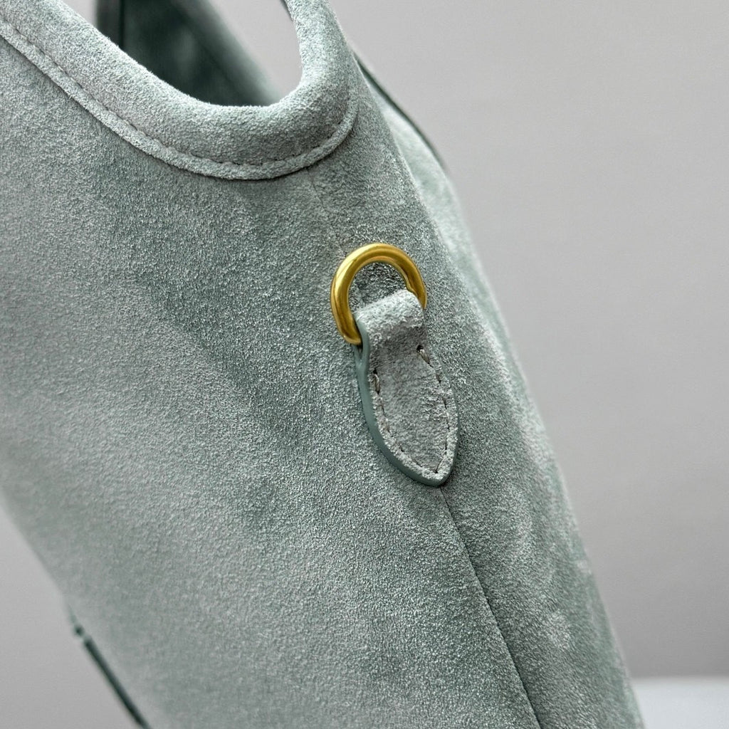 MiuMiu Powder Blue Ivy Suede Bag #382952