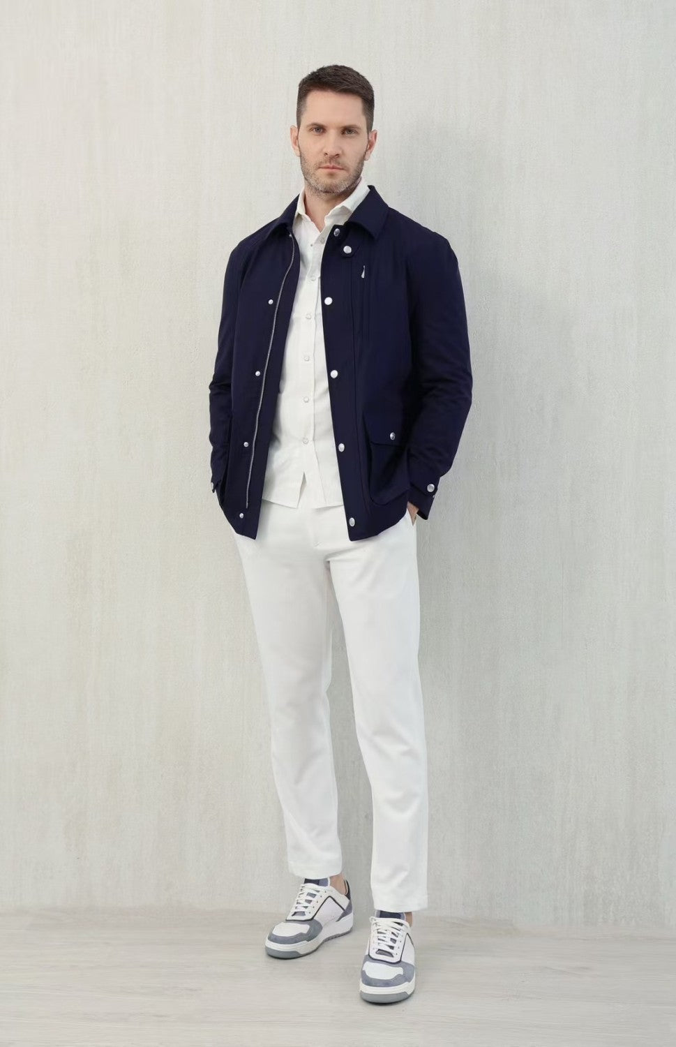 Brunello Cucinelli Men's Spring And Summer Fashion Shoulder Insert Sleeve Military Jacket Light And Comfortable Temperament Jacket Coat Ngvp #9961