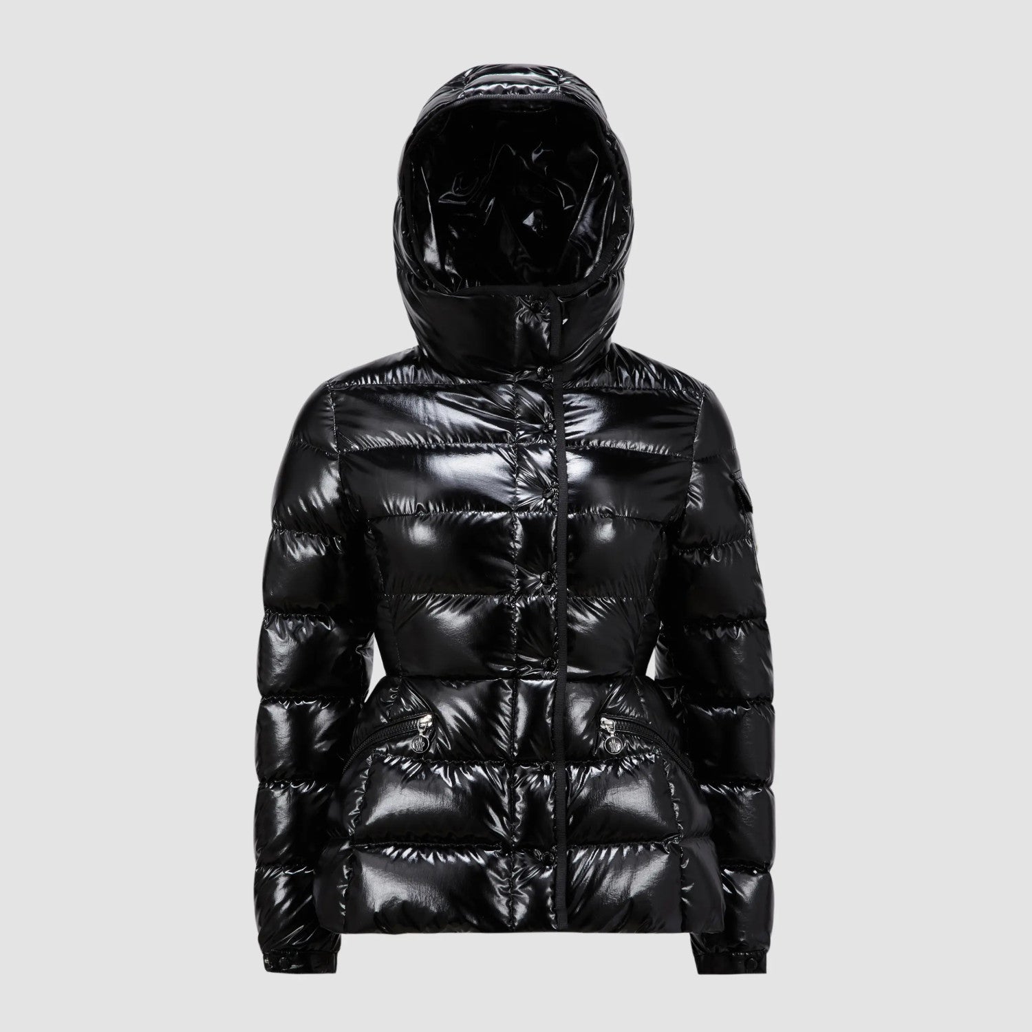 Moncler Women's Winter Solid Color Hooded Zipper Long Sleeve Puffer Down Jacket #74238