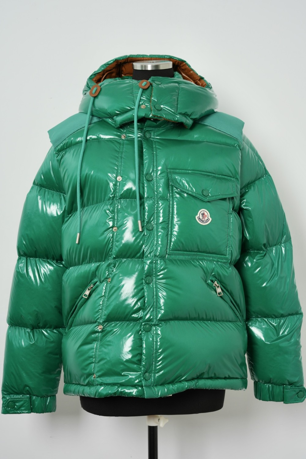 Moncler Men's Autumn and Winter Solid Color Adjustable Hood Removable Ichabod Puffer Down Jacket #73895