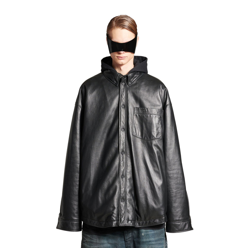 Balenciaga Men's And Women's Spring/Fall Fashion Casual Solid Color Logo Embroidered Hooded Oversized Zipper Long Sleeve Jacket Outerwear Jacket #78576