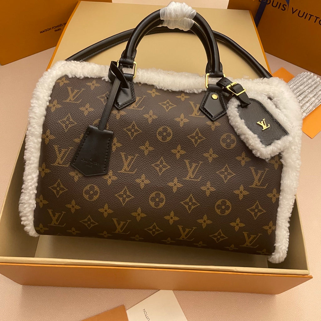 Louis Vuitton Women's Speedy Soft 30 Teddy H33 M26326 #335276