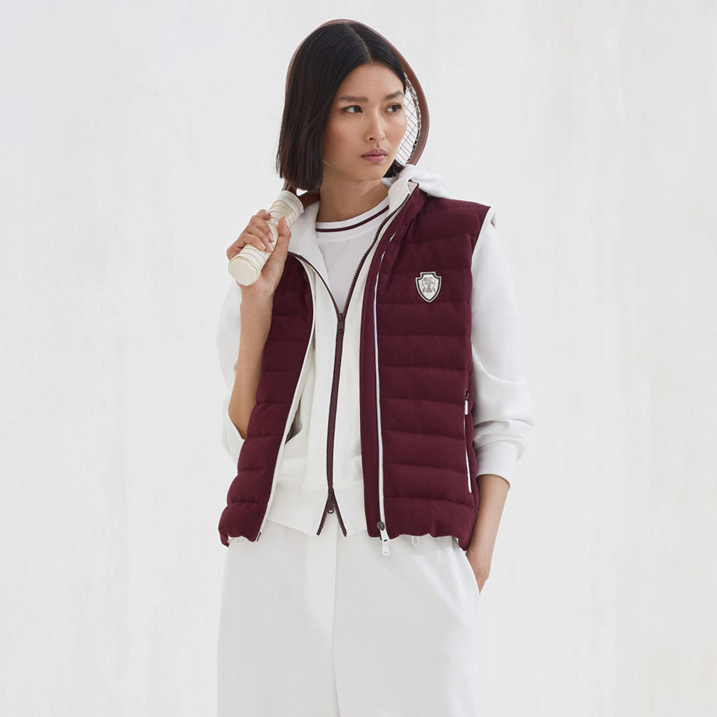 Brunello Cucinelli Men's And Women's Spring/fall Fashion Casual Solid Color Hooded Zipper Jacket With Logo Trim Solid Color Elastic Waist Casual Wide Leg Pants Pants Suit Set #79265