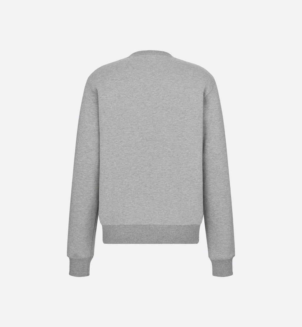 Dior Men's Spring and Autumn Solid Color Embroidery Letter Logo Round Neck Cotton Long Sleeve Sweatshirt Pullover #72911