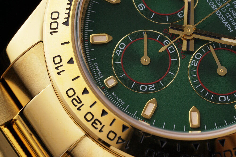 Rolex Men's Gold Mechanical Movement 100m Water Resistant Solid Color Dial Oyster Steel Strap Watch #74844