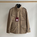 Montecore Men's Winter Down Jacket Classic Moon Prince of Wales Check Worsted Wool Down Jacket #97766