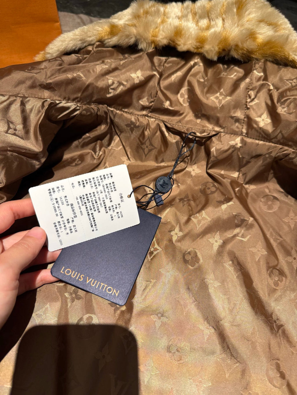 Louis Vuitton Epi Fleece Hooded Blouson #334486