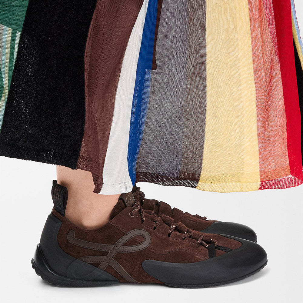 LOEWE Grip Sneaker in Calfskin Suede #381607
