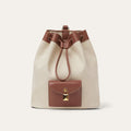 Loro Piana Women's Solid Color Adjustable Shoulder Strap Extra Drawstring Shoulder Bag Bags #76521