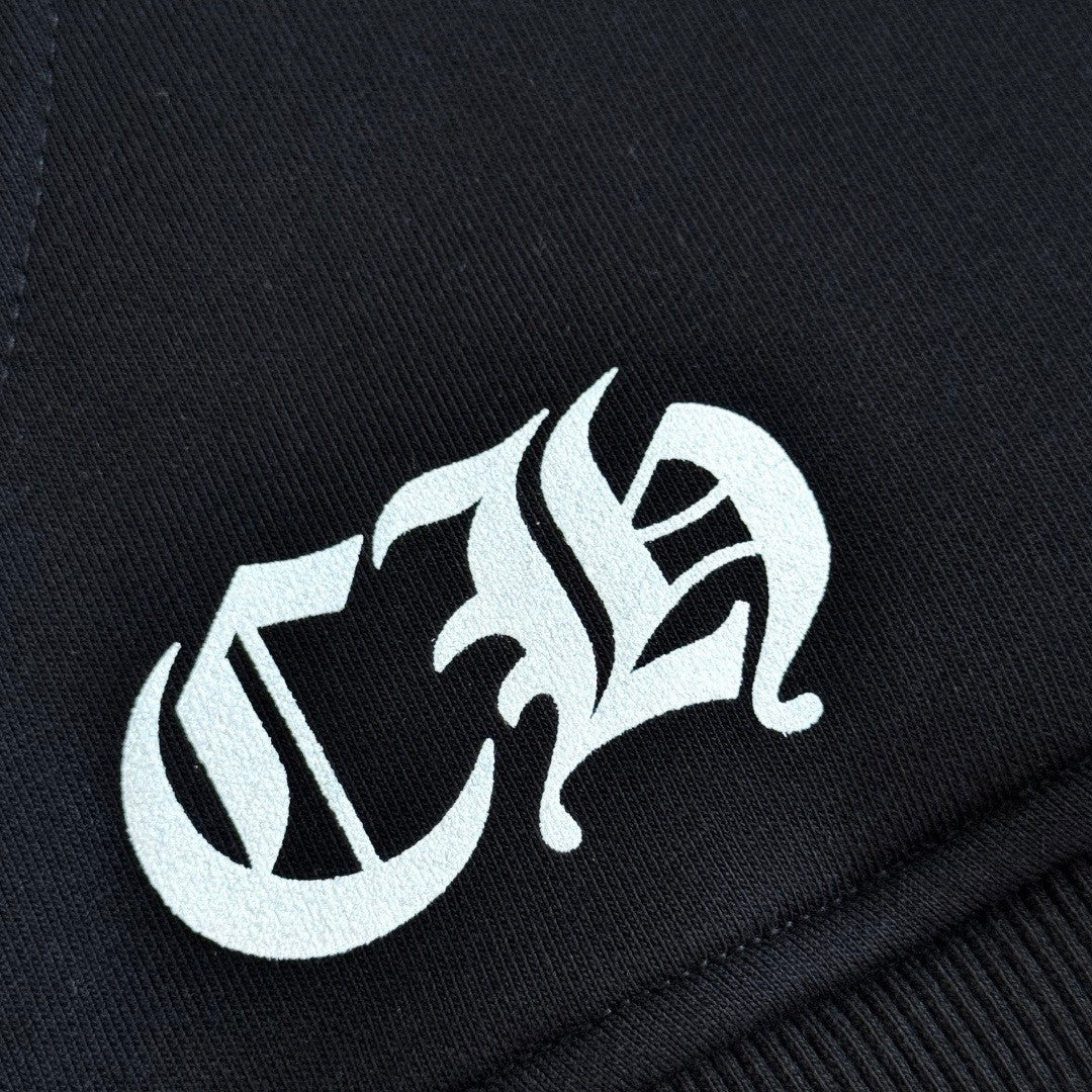 Chrome Hearts Blue Cracked Print Sweatshirt #334014
