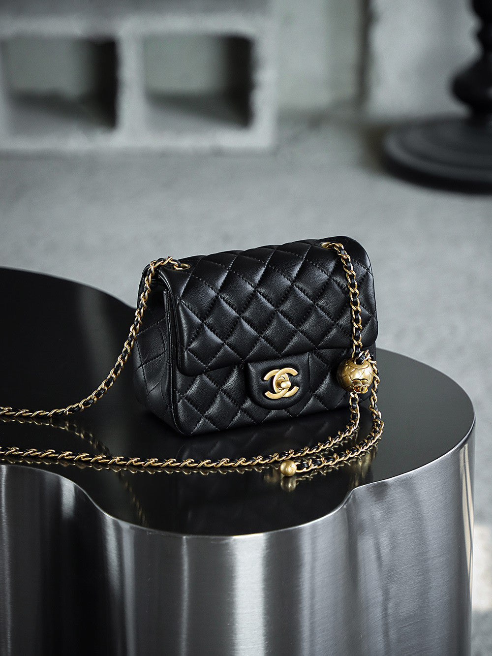 Chanel Flap Bag Small Golden Ball. Single Shoulder Messenger Bag Multicolor Double Size Leather Bags #77345
