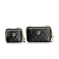 Chanel Women's Solid Color Chain Shoulder Grain Embossed Calfskin Box Bag Tote Shoulder Bags #75941