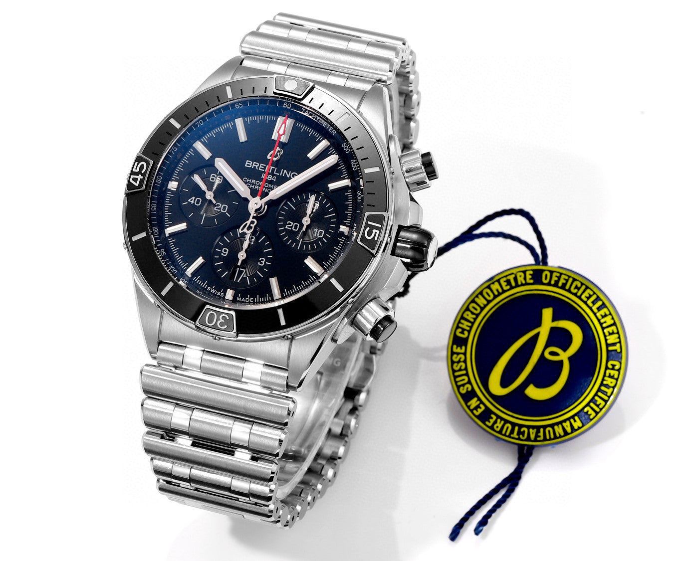 Breitling Mechanical Watches With Steel Bracelet Watch #96674