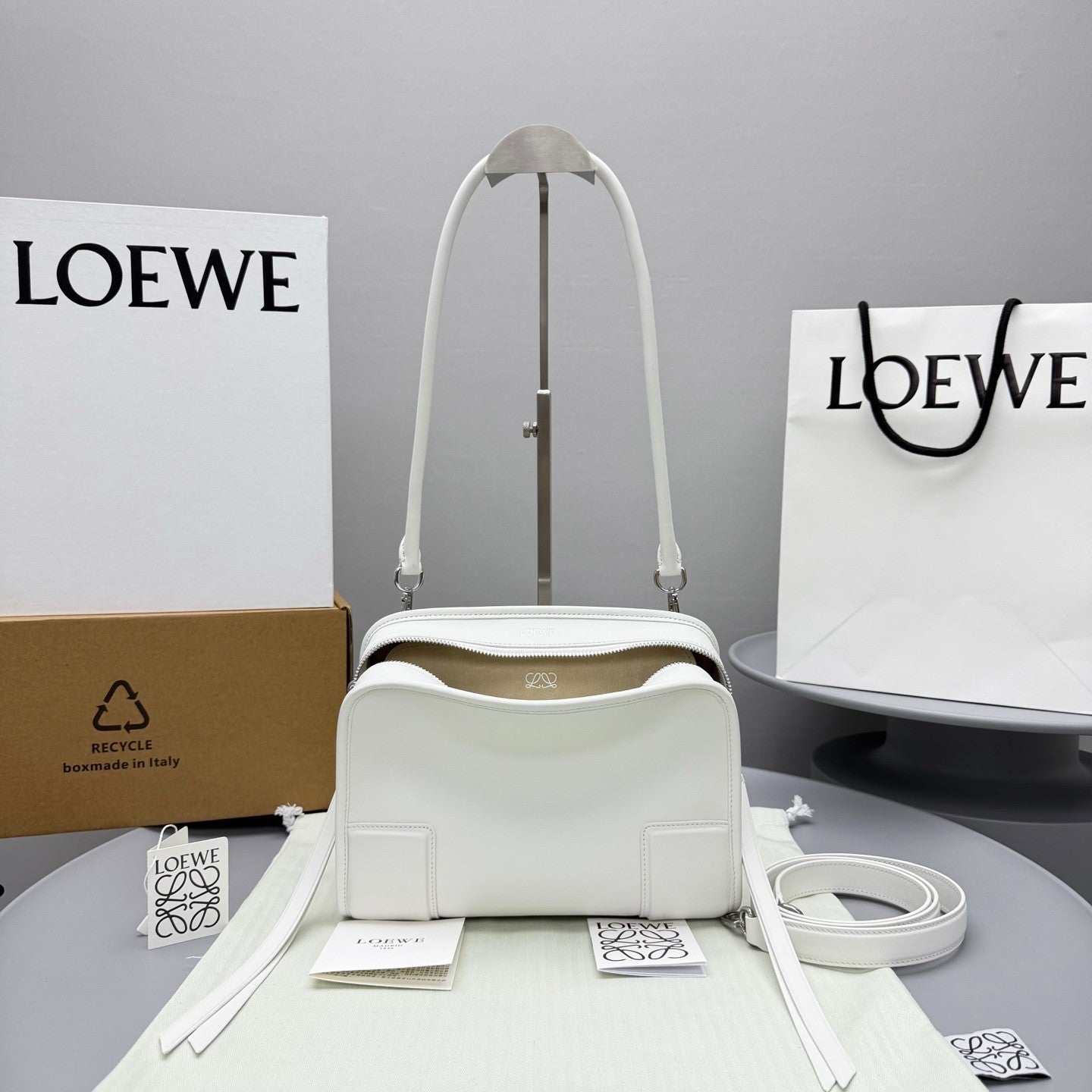 LOEWE Small Amazona 180 Bag in Soft Calfskin #380145