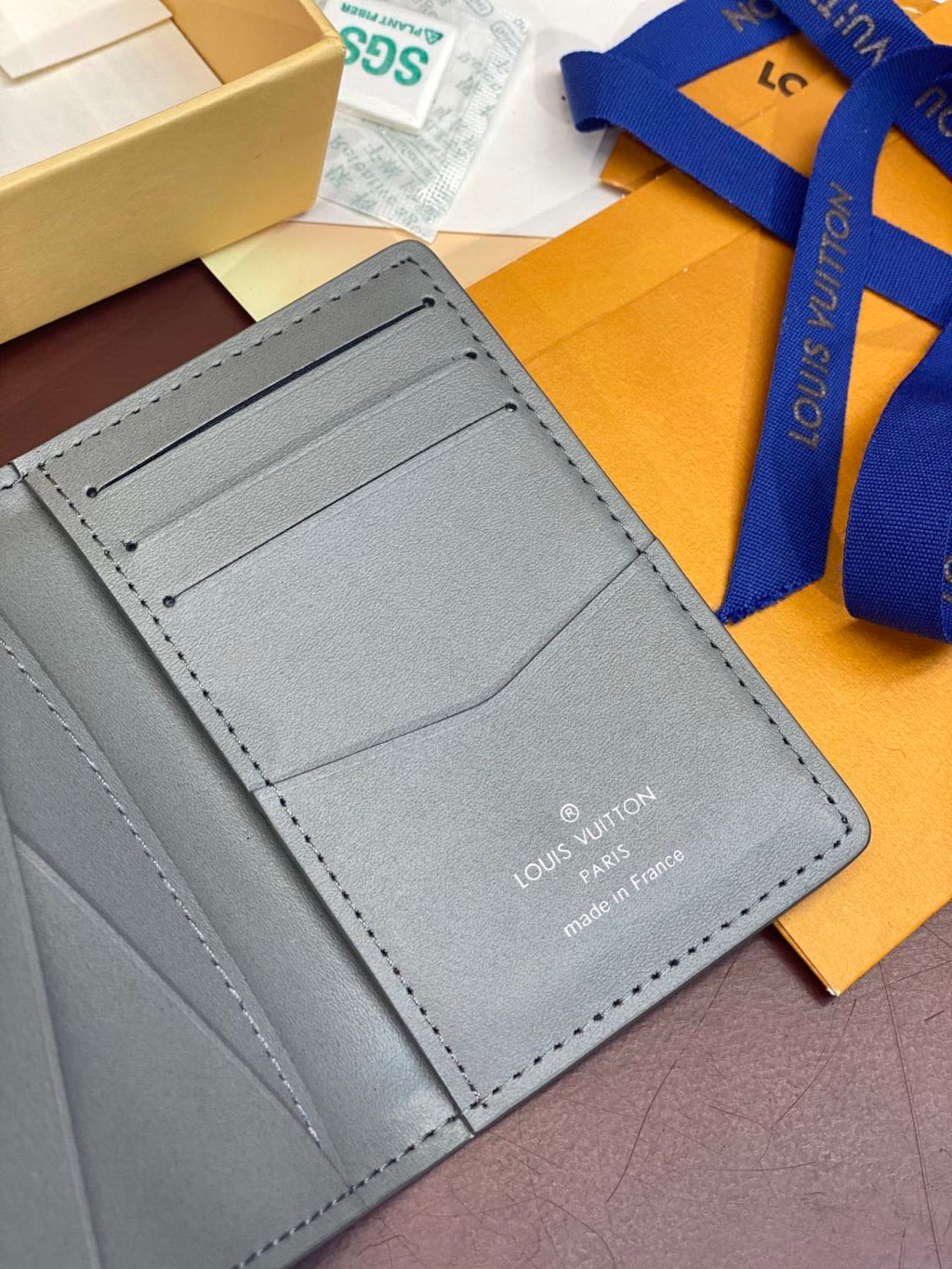 Louis Vuitton Men's Monogram Shadow Leather Long Wallet Card Case Bag Bags #76255