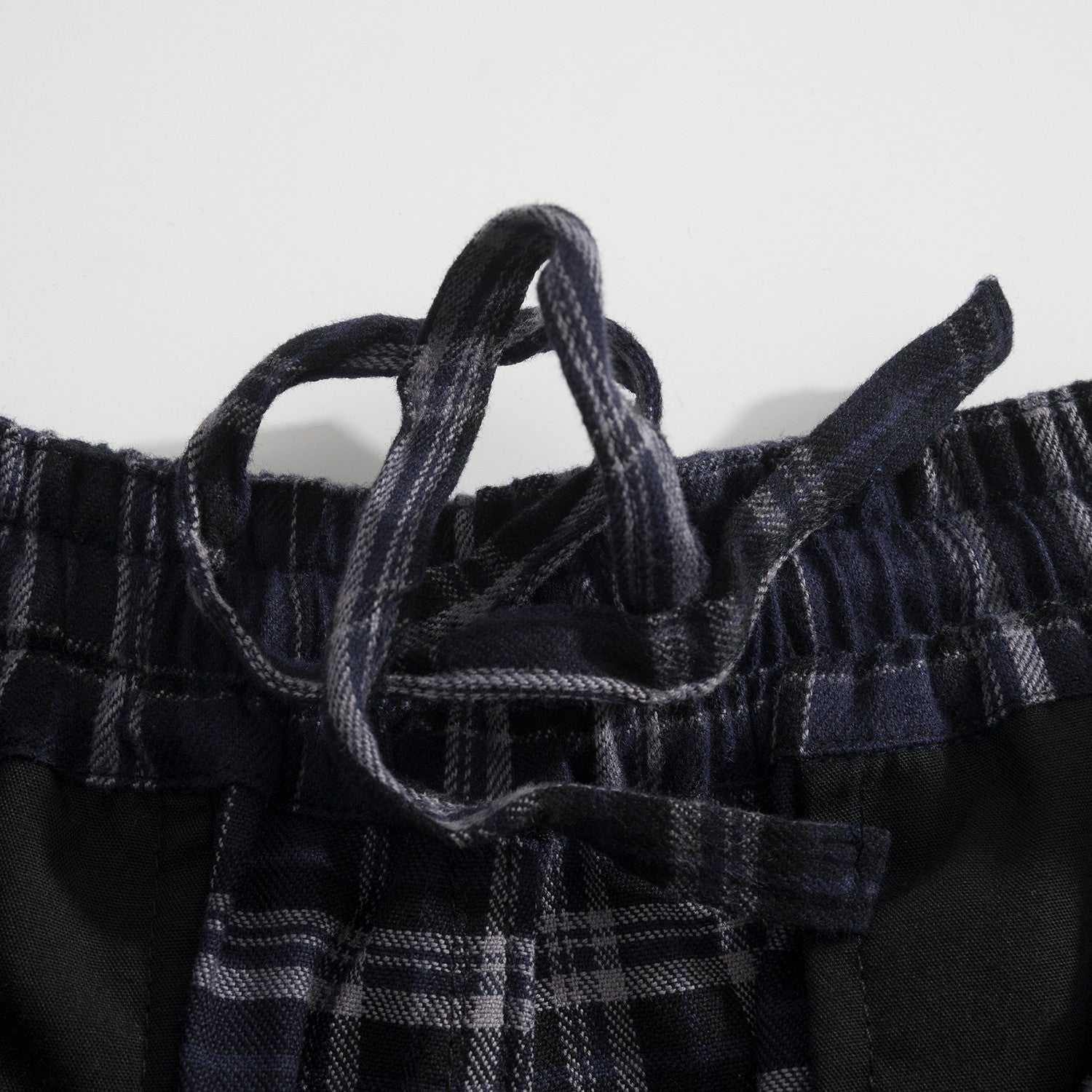 Balenciaga Men's Checkered Elastic Waist Flannel Baggy Pants Four Seasons Solid Color Cotton Casual Trouser Ngvp #1361