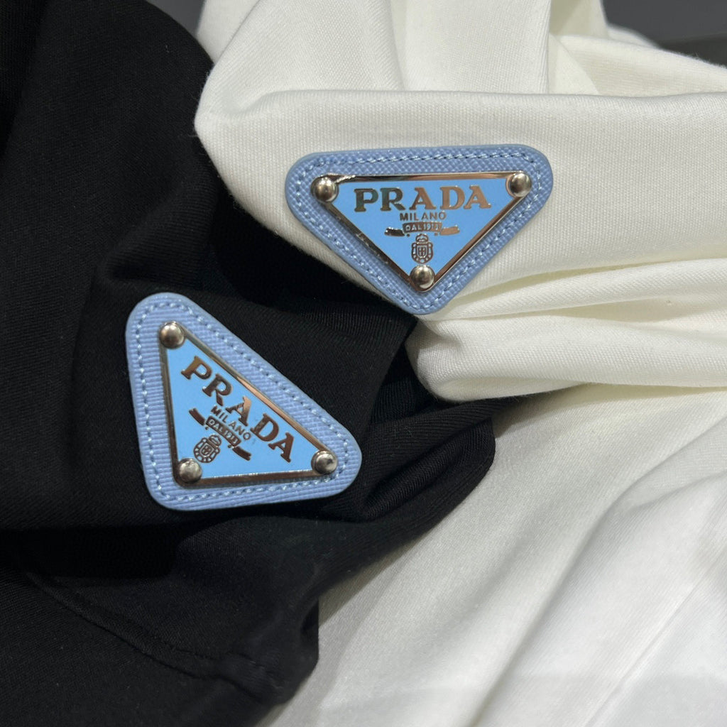 Prada Cotton round neck short sleeve T-shirt #96677