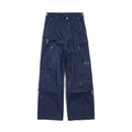 Balenciaga Men's Spring/Autumn Solid Colour Button Pocket Regular Fit Work Trousers Pants #77119