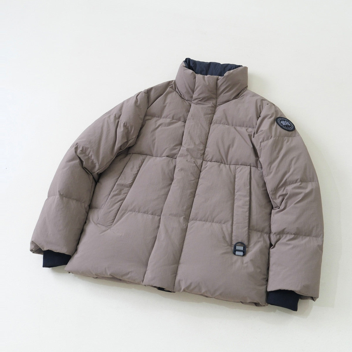 Canada Goose Men's and Women's Autumn and Winter Solid Color Standing Collar Zipper Long Sleeve Puffer Down Jacket #73854