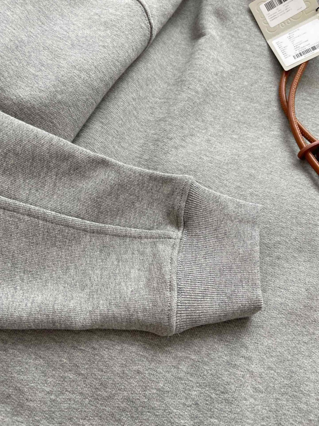 Loewe Men's Logo Embroidery Spring And Autumn Cotton Loose Solid Color Long Sleeve Pullover Hooded Drawstring Sweatshirt  #71813