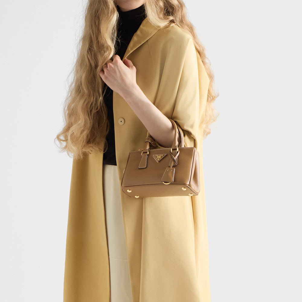 Prada Caramel Prada Galleria Mini Saffiano Leather Bag #333995