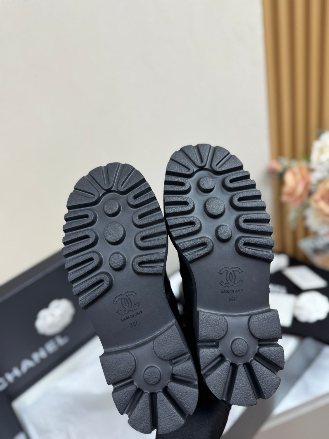 Chanel Thick Sole Knight Boots #385423