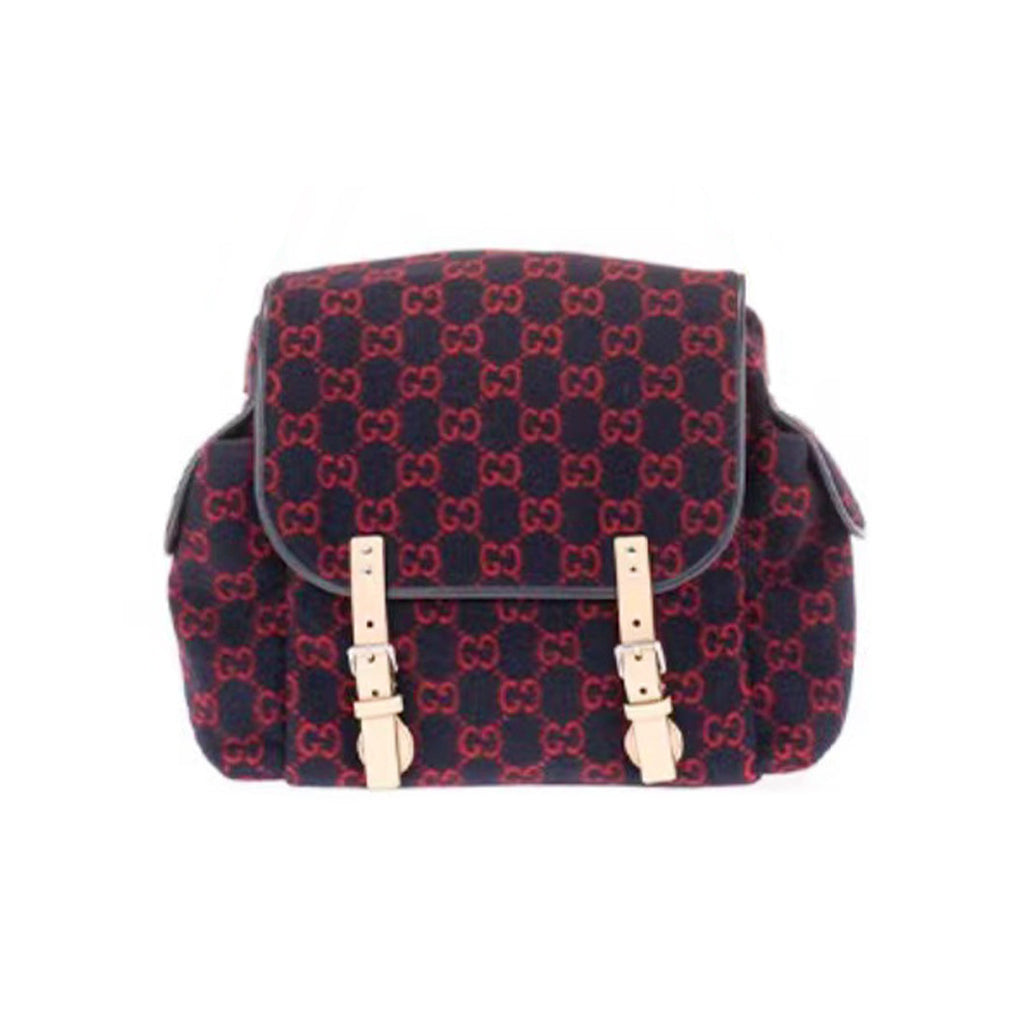 Gucci Kid's Logo Leather Logo Mommy Bag Shoulder Crossbody Bag #37445